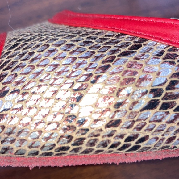 Argentine Tango Darcos Red and Tan Women's Heels 39 - Picture 7 of 10